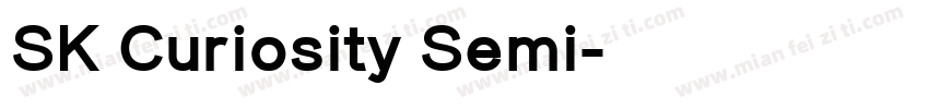 SK Curiosity Semi字体转换